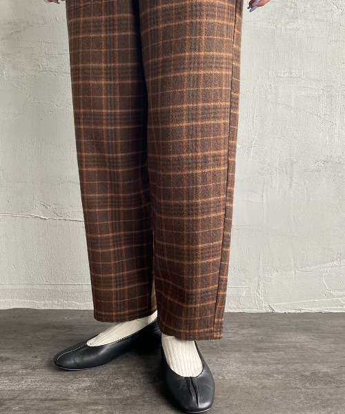 Danton（ダントン） イージーパンツ 36 ベージュ レディース