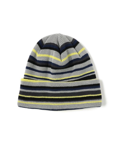 BEAMS（ビームス） ニット帽 ニットキャップ マルチボーダー ワッチ