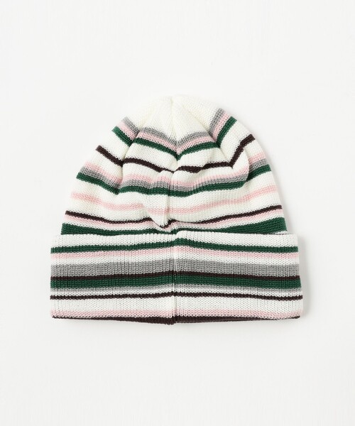 BEAMS（ビームス） ニット帽 ニットキャップ マルチボーダー ワッチ