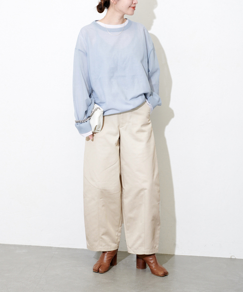 「JOURNAL STANDARD」 チノパンツ 38 アイボリー レディース_画像4