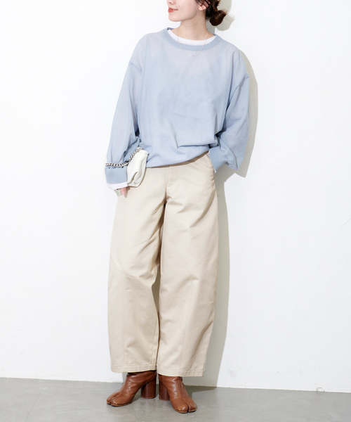 「JOURNAL STANDARD」 チノパンツ 38 アイボリー レディース_画像5