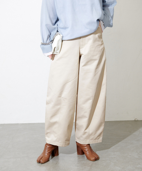 「JOURNAL STANDARD」 チノパンツ 38 アイボリー レディース_画像8