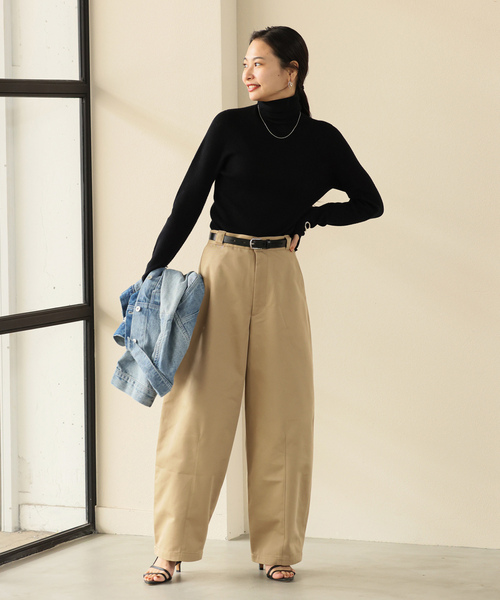 「JOURNAL STANDARD」 チノパンツ 38 アイボリー レディース_画像9