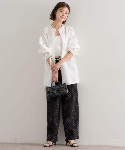 ♦︎未使用 タグ付き♦︎ Spick & Span フリル ブラウス ホワイト フリルカラーブラウス（シャツ/ブラウス）｜Spick & Span