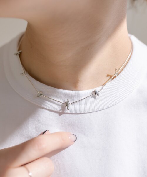 【ear PAPILLONNER】フック付ハーフネックレス フック付ハーフネックレス | ear PAPILLONNER(イア パピヨネ