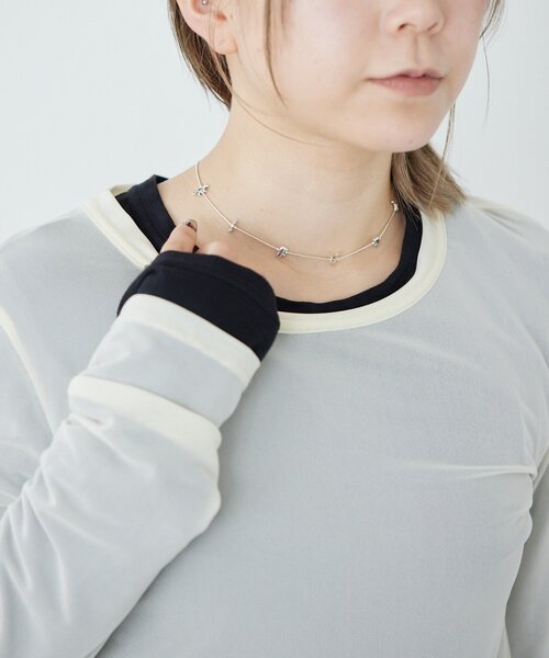 イアパピヨネ　フェティッシュショートネックレス ear PAPILLONNER ネックレス 「スターリングシルバー使用