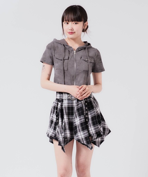 Chick tシャツ Hooded Double Zip Top / フード付き ダブル