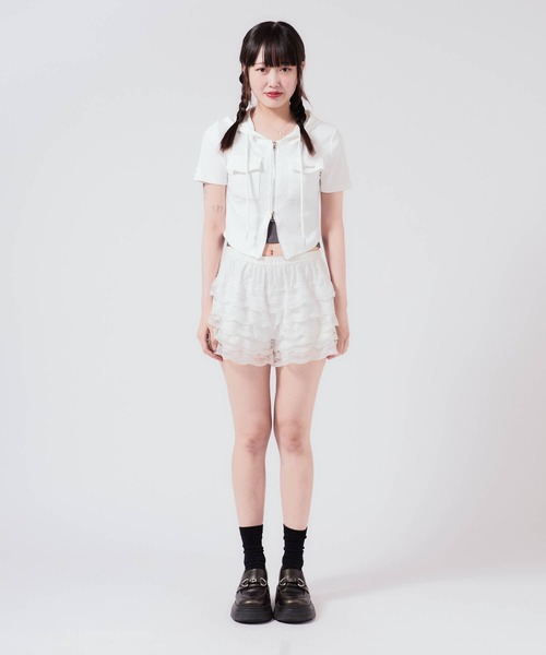 Chick tシャツ Hooded Double Zip Top / フード付き ダブル