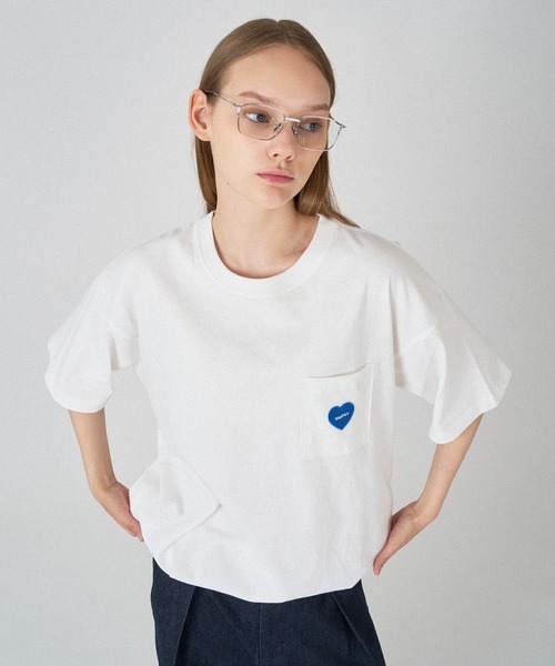 ONCILY（オンシェリー） tシャツ HEART LOGO EMBLEM DRAW CODE T-SHIRT