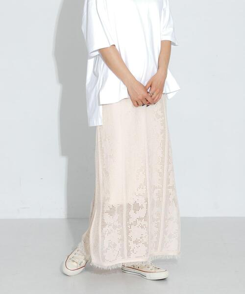 【新品】メッシュフラワースカート URBAN RESEARCH Sonny Label スカート フラワーメッシュスカート