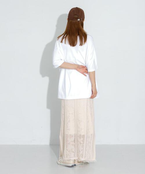 URBAN RESEARCH Sonny Label スカート フラワーメッシュスカート