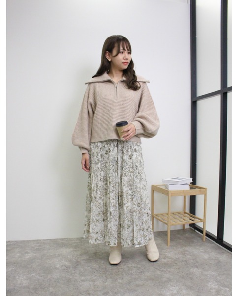 INGNI（イング） ドルマンスリーブニット M アイボリー レディース