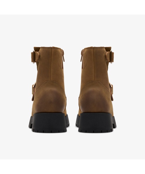 ✿アンリクイール✿ブラウンレザー ハイカットブーツ　新品未使用23cm アンリークイール（レディースブーツ）｜シューズ | ファッション の