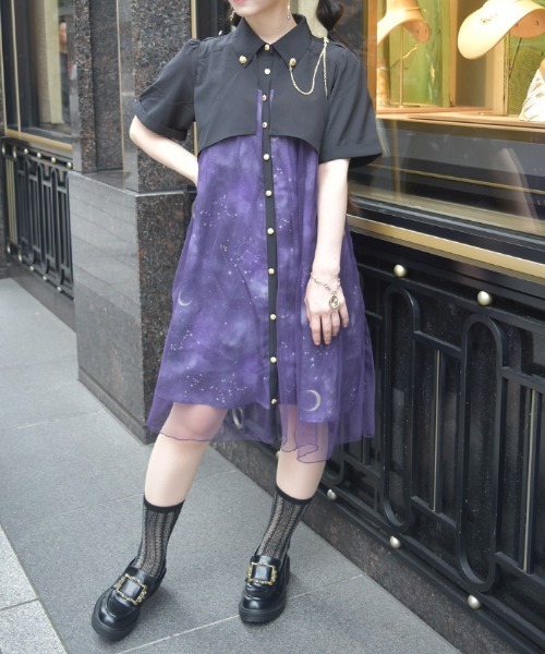 axes femme ワンピース ステラプリントミニワンピース : ZOZOTOWN