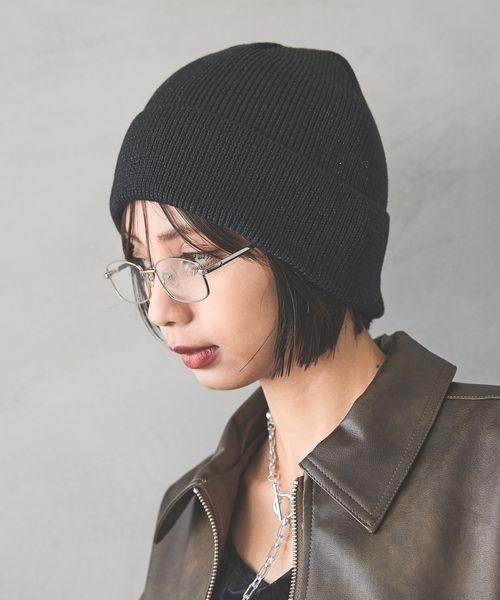PAGEBOY（ページボーイ） ニット帽 ニットキャップ ラメニットビーニー