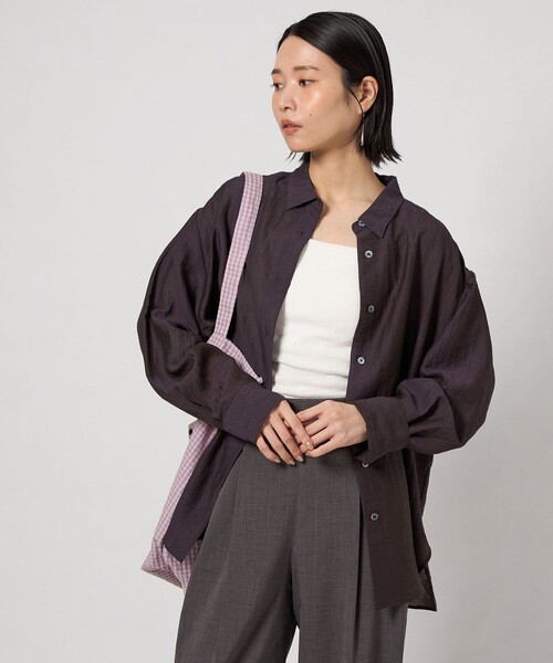 ブラウス シャツ 「CITEN」オーバーサイズドシャツ レディース