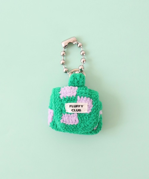 FLUFFY CLUB/フラッフィークラブ」Checkerboard AirPods CASE