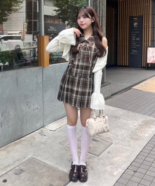 OLIVE des OLIVE（オリーブデオリーブ） カーディガン ベルスリーブ