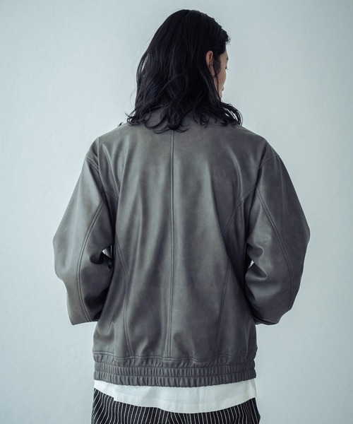 「RATTLE TRAP」 レザーブルゾン L ボルドー メンズ RATTLE TRAP（ラトルトラップ） 革ジャン ライダース SHEEP LEATHER