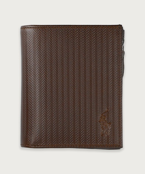 POLO RALPH LAUREN（ポロ・ラルフローレン） 財布 エンボスレザー L