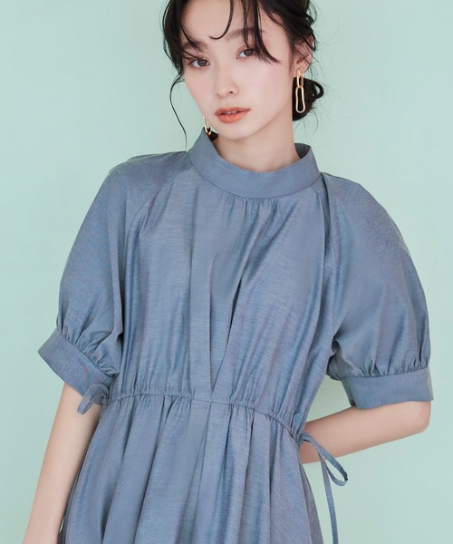 「RUIRUE BOUTIQUE」 半袖チュニック S ホワイト レディース_画像3