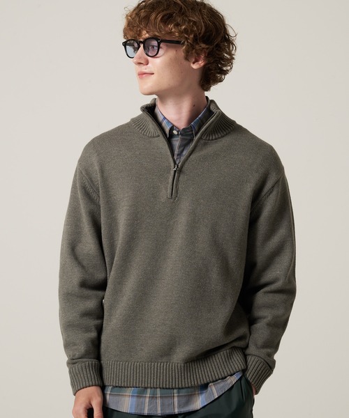 Eddie Bauer（エディーバウアー） セーター ニット クォータージップ