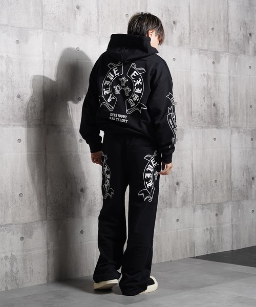 正規品♡ふわふわロゴ上下セット スウェットパンツ ジャージ 「セットアップ 対応」CVC裏毛 ロゴ