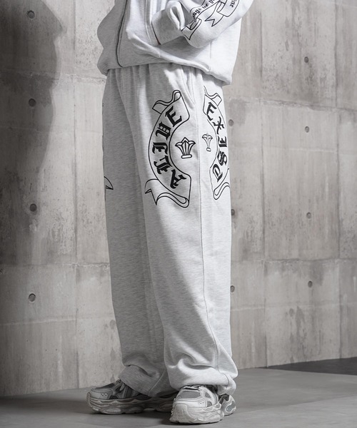 スウェットパンツ ジャージ 「セットアップ 対応」CVC裏毛 ロゴ