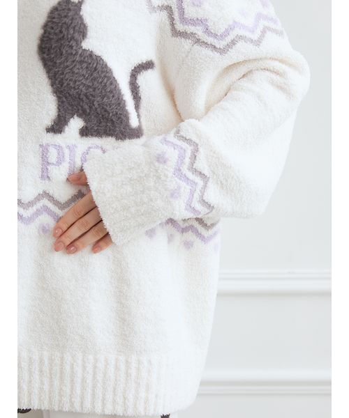 gelato pique（ジェラートピケ） パジャマ ルームウェア CATジャガード