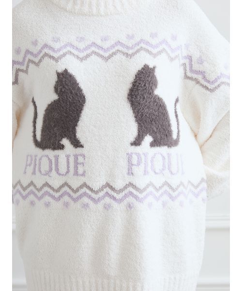 gelato pique（ジェラートピケ） パジャマ ルームウェア CATジャガード