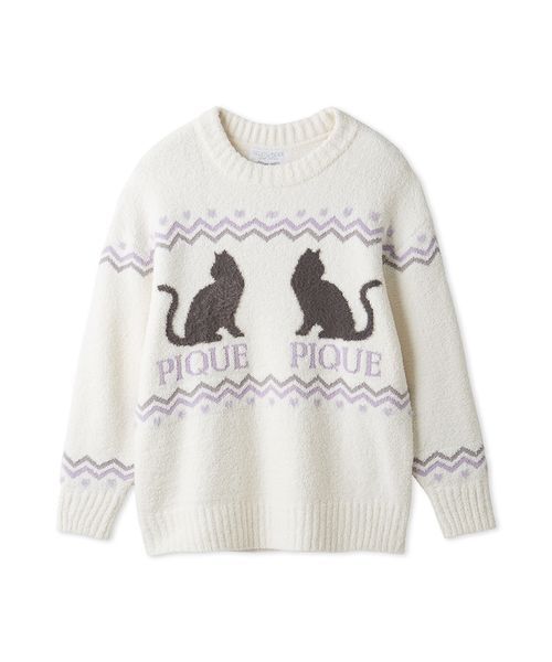 gelato pique（ジェラートピケ） パジャマ ルームウェア CATジャガード