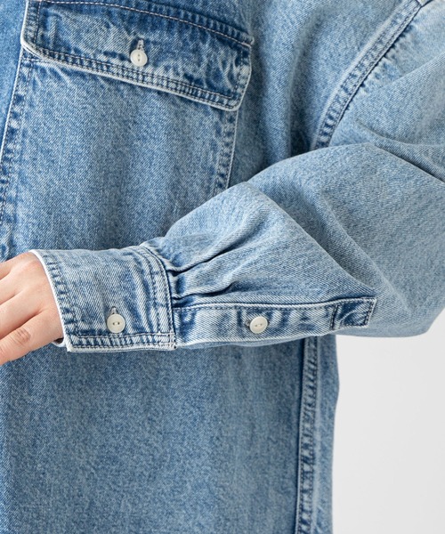 Whim Gazette（ウィム ガゼット） シャツワンピース FREE インディゴ