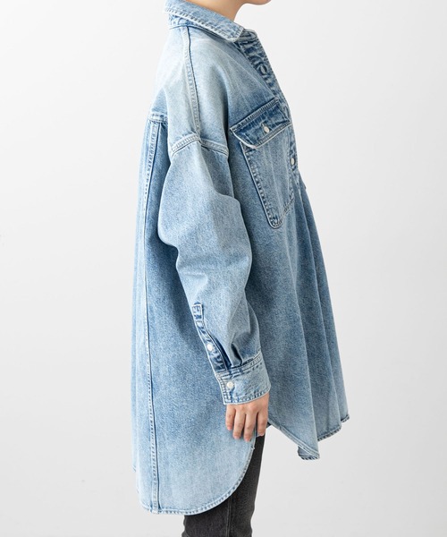 Whim Gazette（ウィム ガゼット） シャツワンピース FREE インディゴ