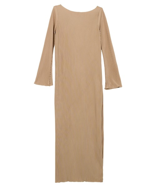 ワンピース 「 低身長向けサイズ 」 選べる着丈 フレアスリーブ