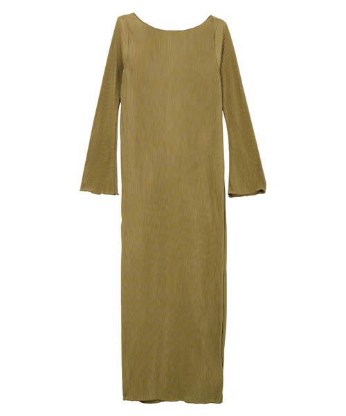 ワンピース 「 低身長向けサイズ 」 選べる着丈 フレアスリーブ