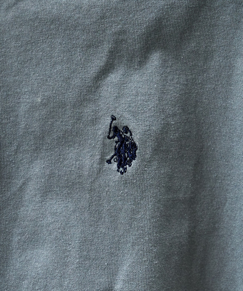 「U.S. POLO ASSN.」 半袖Tシャツ LARGE グリーン メンズ_画像3