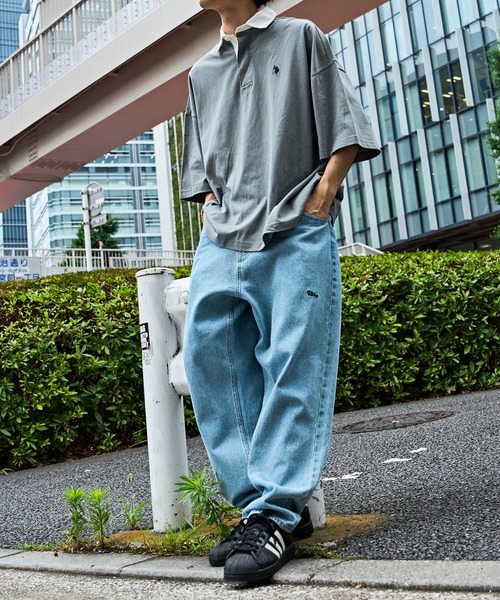 「U.S. POLO ASSN.」 半袖Tシャツ LARGE グリーン メンズ_画像5