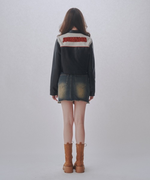 「JUST A NOON」 ブルゾン FREE ブラック レディース_画像2