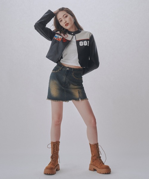 「JUST A NOON」 ブルゾン FREE ブラック レディース_画像4