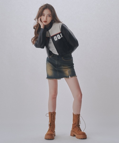 「JUST A NOON」 ブルゾン FREE ブラック レディース_画像7