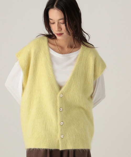 Elura（エルーラ） ベスト ジレ シャギーベスト/606385 レディース