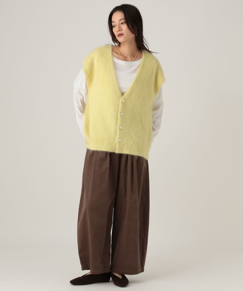 Elura（エルーラ） ベスト ジレ シャギーベスト/606385 レディース