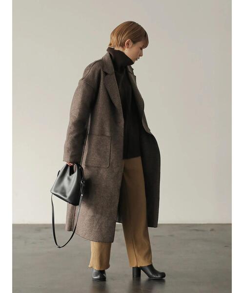「rem closet」 チェスターコート SMALL ブラウン レディース_画像8