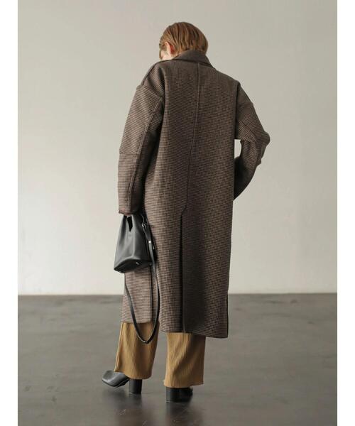 「rem closet」 チェスターコート SMALL ブラウン レディース_画像9