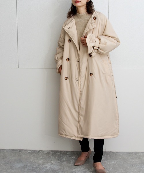 「Social GIRL」 コート M ベージュ レディース_画像3