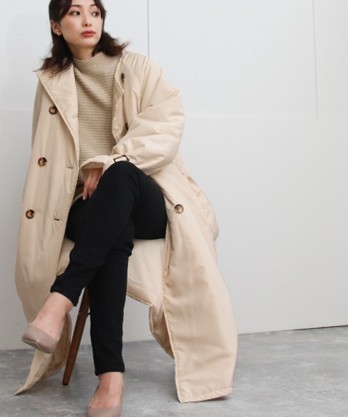 「Social GIRL」 コート M ベージュ レディース_画像4