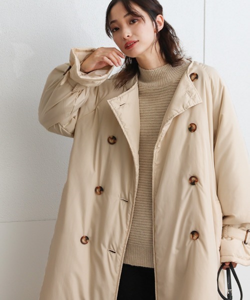 「Social GIRL」 コート M ベージュ レディース_画像9