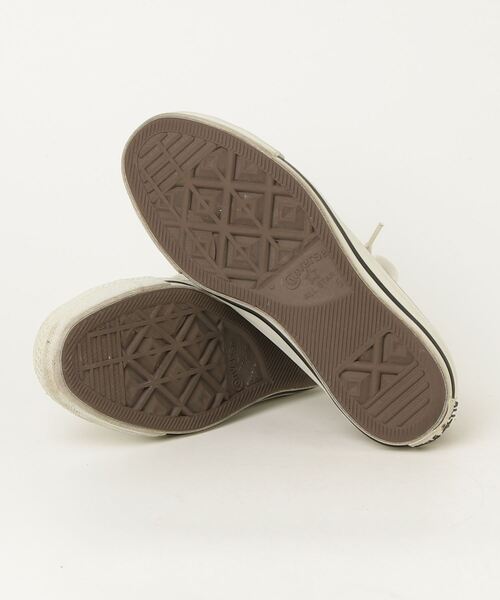 「CONVERSE」 ローカットスニーカー 24cm ベージュ レディース_画像3