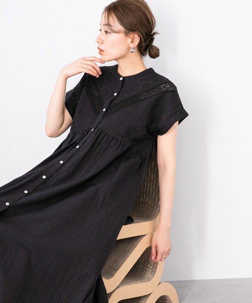 URBAN RESEARCH Sonny Label ノースリーブワンピース FREE ブラック