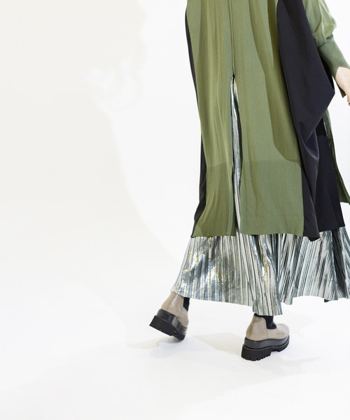 「OSMOSIS」 長袖ニット ONE SIZE ブラック レディース_画像9